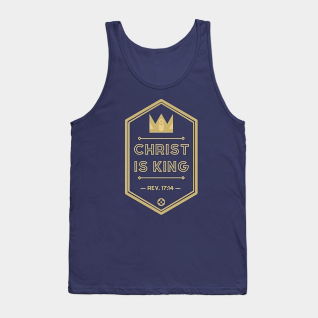 Christ is King Tank Top by Arrowwood Creative